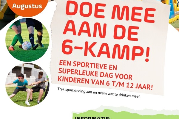 Doe mee aan de 6-kamp